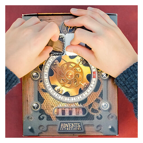 Advent calendar with chocolates, time machine, augmented reality 2