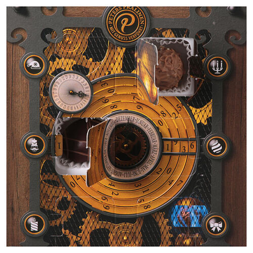Advent calendar with chocolates, time machine, augmented reality 3