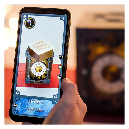 Advent calendar with chocolates, time machine, augmented reality 6