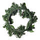 Advent wreath white berries pine cones 35 cm s4