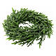 Advent wreath of green fir branches and glitter, 12 in s3