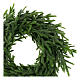 Advent wreath of green fir branches and glitter, 12 in s3