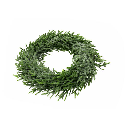 Advent wreath, green with glitter, 18 in 4