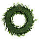 Advent wreath, green with glitter, 18 in s5