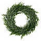 Couronne Avent pailletée verte 45 cm s1