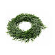 Green Advent wreath glitter Christmas wreath 45 cm  s3