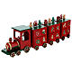 Advent calendar toy train animated 15x50x10cm s4