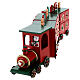 Advent calendar toy train animated 15x50x10cm s5