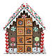 Advent calendar gingerbread house 30x20x25 cm wood s3