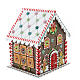 Advent calendar gingerbread house 30x20x25 cm wood s10