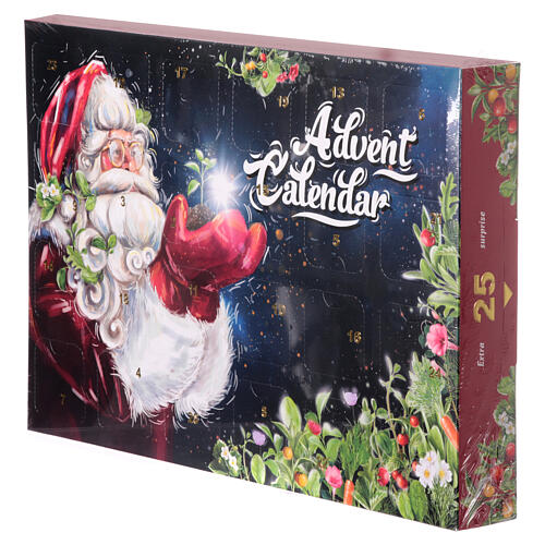 Advent calendar with Santa, 24 seeds to plant with greenhouse 3