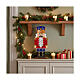 Calendario de Adviento Cascanueces de Navidad chaqueta roja madera 55x25x5 cm s2