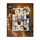 Natural wood color Advent calendar 45x35x5 cm s4