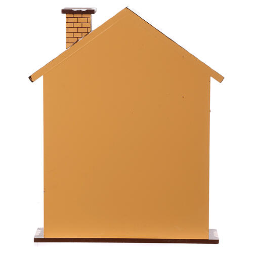 Adventskalender in Form eines Häuschens aus MDF – 35 × 25 × 10 cm 9