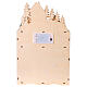 Wooden Advent calendar with mountain landscape and reindeers, 14x8x4 in, cool white light s7