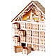 Adventskalender aus Holz mit Krippenszene und LED-Beleuchtung – 30 cm s4