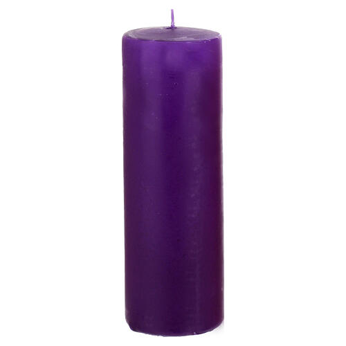Kit 4 velas adviento violeta y rosa 5 cm 3