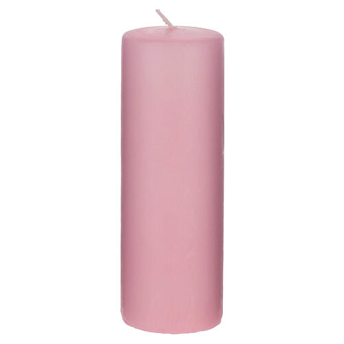Kit 4 bougies de l'Avent violet et rose 5 cm 4