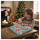 Calendario de Adviento adornos navideños de vidrio surtidos 24 piezas 31 x 29,5 x 4,4 cm s2