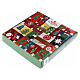Calendrier de l'Avent décorations de Noël en verre assorties 24 pièces 30x30x5 cm s8