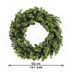 Artificial cedar Christmas wreath for indoor and outdoor use, 4x20 in s3
