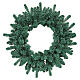 Corona natalizia Emerald innevata per interno 50 cm s1