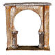Wall with arched window for 12 cm nativity scene, Palestine style s1