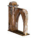 Wall with pointed arch and pillar for 10 cm nativity scene, Palestine style s2