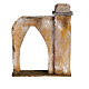 Ogival arch wall and column for 10 cm Nativity 20X15X5 cm Palestinian style s4