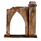 Wall with pointed arch and pillar for 12 cm nativity scene, Palestine style s4
