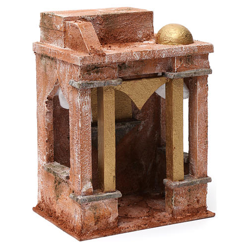 Arab setting with dome, curtains and pillars for 10 cm nativity scene 3