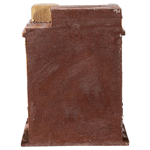 Arabische Szene mit kleiner Kuppel seitlichen Vorhängen und Säulen für Krippe 12 cm 30x20x25 4