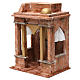 Arab House Scene with small cupola side curtains and columns for 12 cm nativity 30X20X25 s2