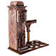 Arab house with Cupola arch with column for nativity 10 cm 35X15X30 cm s2