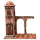Arab house with dome, arch and pillar for 12 cm nativity scene s1