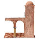 Arab house with dome, arch and pillar for 12 cm nativity scene s4
