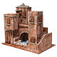House with stairs, bridge and pond for 12 cm nativity scene, Palestine style s2