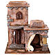 Arab house with domes and blue curtains for 10 cm nativity scene s1