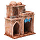 Arab building with domes, pointed arch and curtains for 10 cm nativity scene s3