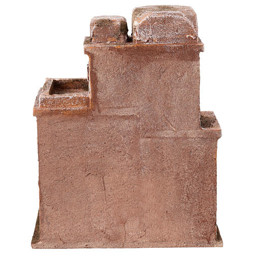 Casa araba doppia cupola doppio porticato tenda presepe 10 cm 30X25X15 4