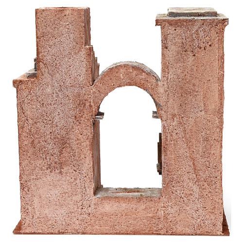 Arab setting with arch and stairs for 12 cm nativity scene 4