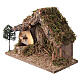Hut with fences and fountain 30x40x20 cm for Nativity Scene 9-10 cm s2