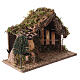 Barn with fence and fountain 30X40X20 cm for 9-10 cm nativity s3