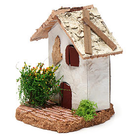 Casas, ambientaciones y tiendas: Casita rústica 10x7x7 cm para belén