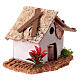 Rustic house 10X7X7 cm for Nativity s2