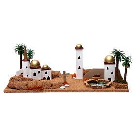 Arabian landscape 20x60x30 cm for Nativity Scene