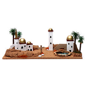 Paesaggio arabo 20X60X30 cm per presepe