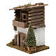 Casa nordica con pino 20X20X10 cm per presepe s2