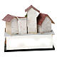 Borgo con piazza, pozzo, albero e porticato 25X25X20 cm per presepe s4