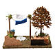 Countryside area with clothes and goose 20x20x20 cm for Nativity Scenes 9-10 cm s4